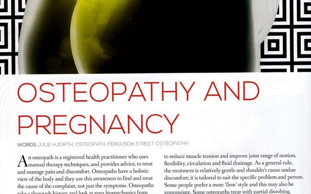 Osteopathy and Pregnancy, Bubba West – Julie Hjorth